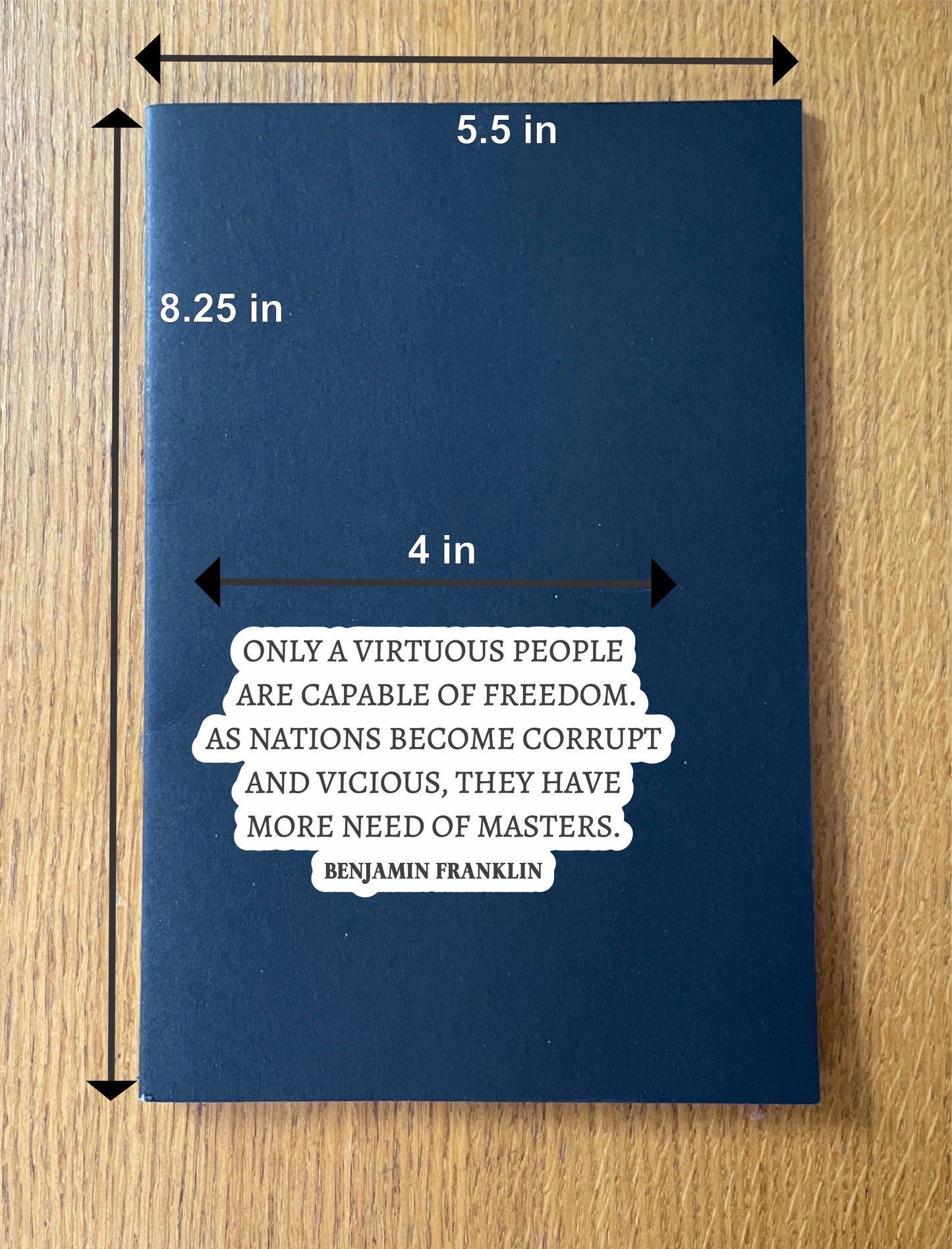 Benjamin Franklin Quote - Virtuous People