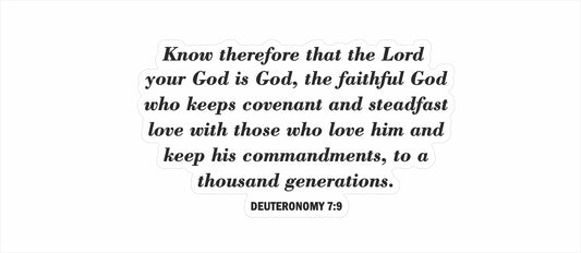 Deuteronomy 7:9